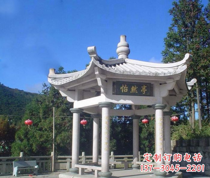 周口精美大理石凉亭雕塑