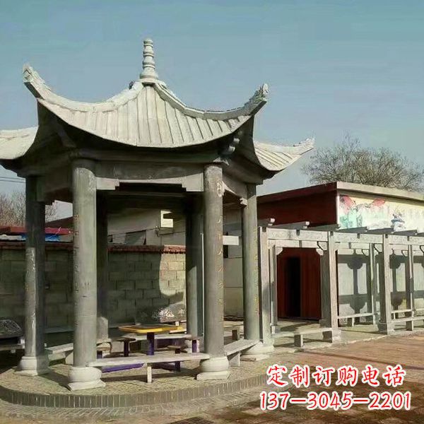 周口大理石凉亭庭院亭子