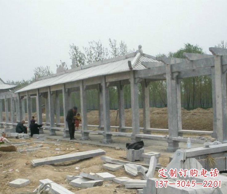 周口精美大理石凉亭雕塑