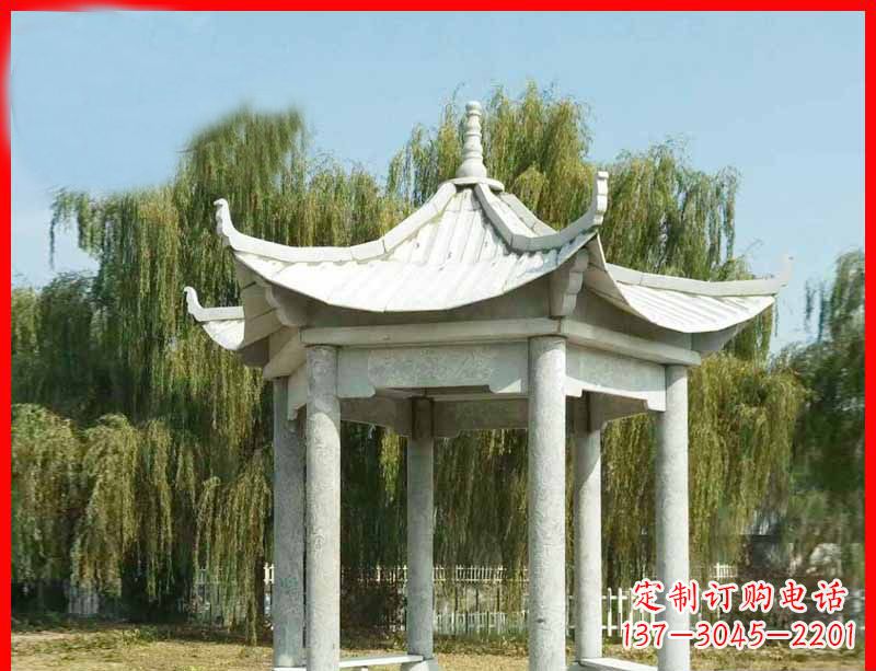 周口精美大理石凉亭雕塑