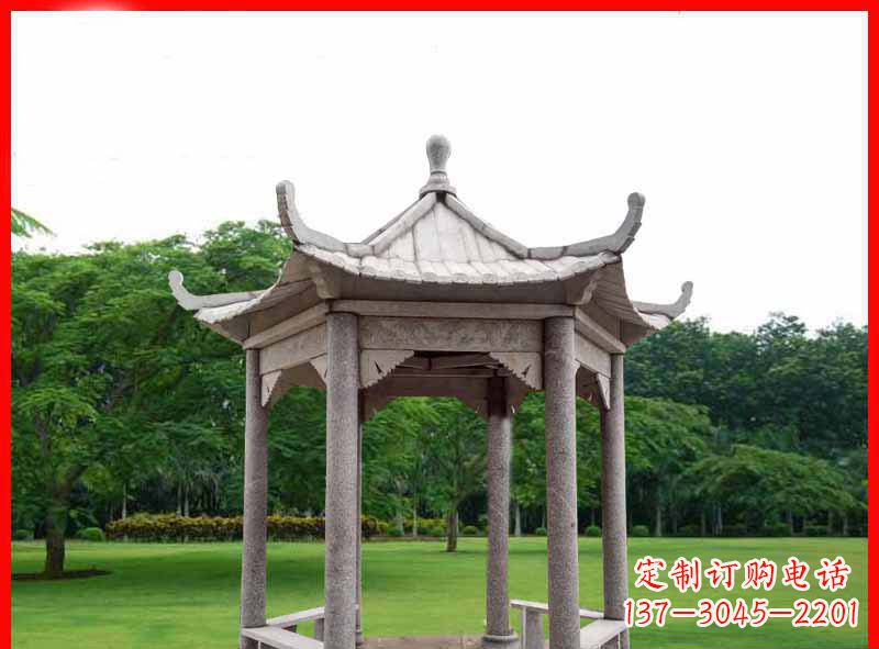 周口精致大理石凉亭雕塑