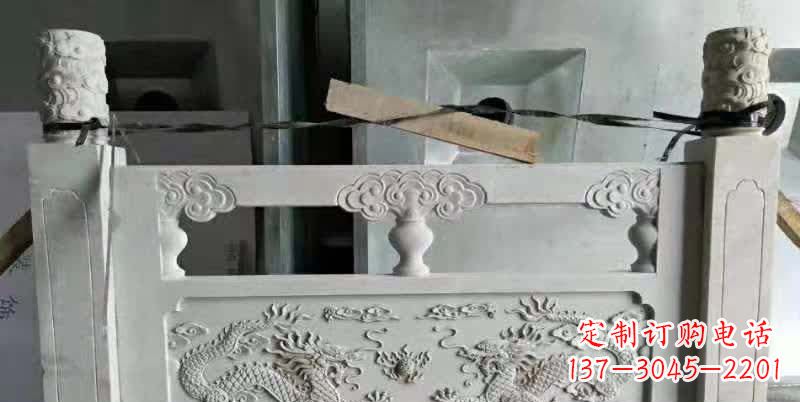 周口大理石龙浮雕栏板雕塑