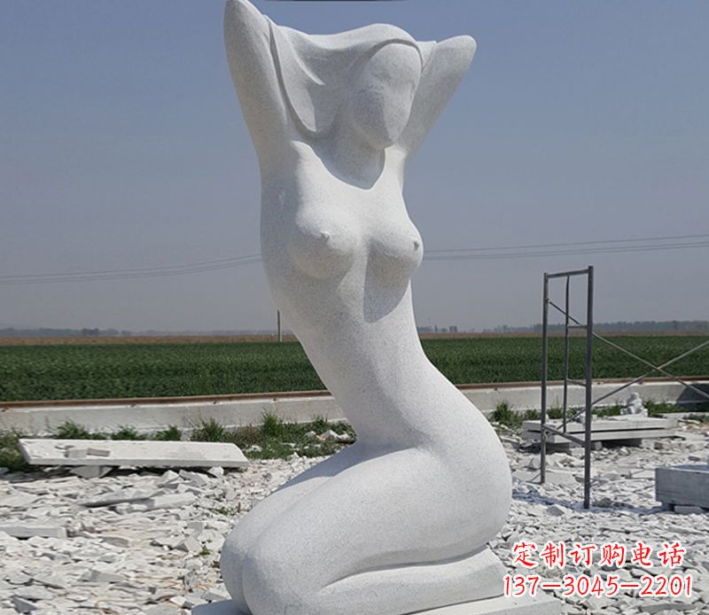 周口优雅大理石美女雕塑