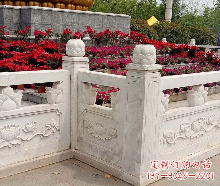 周口精美大理石旅游景区石雕栏板