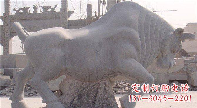 周口大理石牛雕塑——让你家里充满独特艺术气息