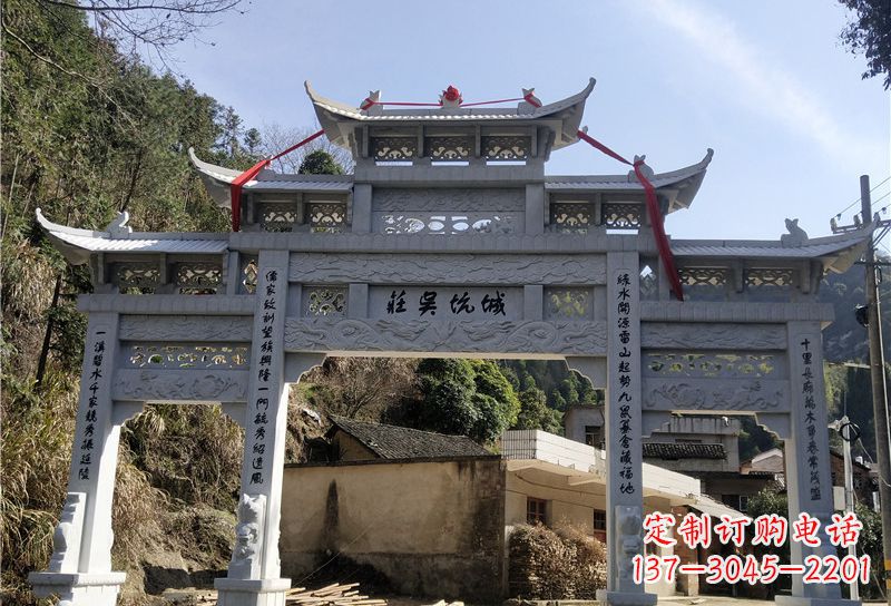 周口大理石牌坊雕塑尊贵雕塑,永久保存