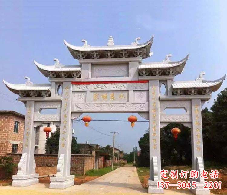周口大理石牌坊石雕