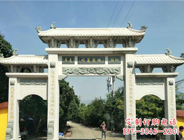 周口大理石牌坊雕塑