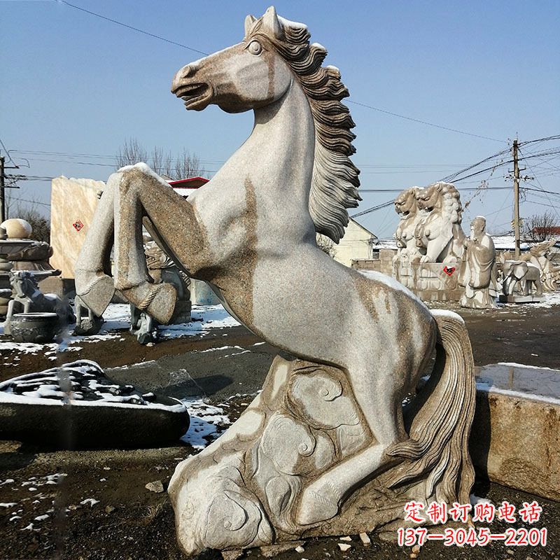 周口大理石生肖马雕塑