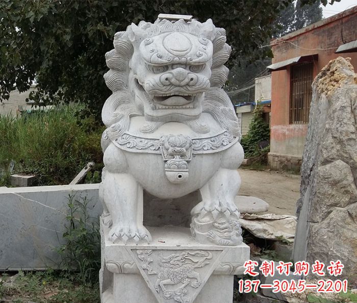 周口精美狮子雕塑,拥有震撼心灵的魅力