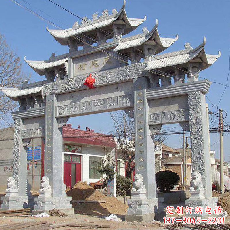 周口大理石牌坊石雕艺术
