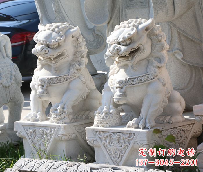 周口大理石狮子雕塑