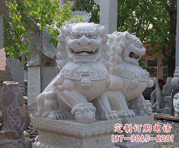 周口中领雕塑狮子雕塑定制