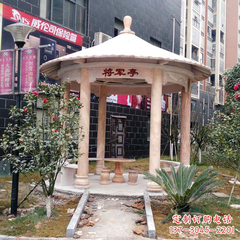 周口精美大理石凉亭雕塑
