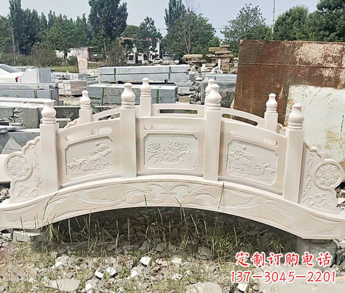 周口大理石小型拱桥雕塑