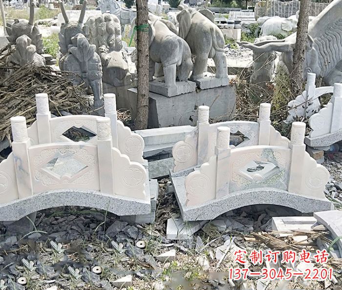 周口精美大理石拱桥雕塑