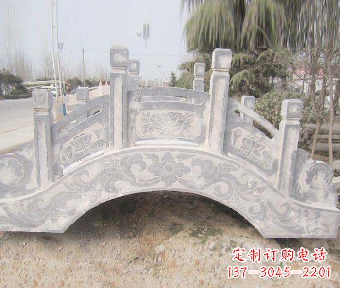 周口精美大理石小型拱桥石雕