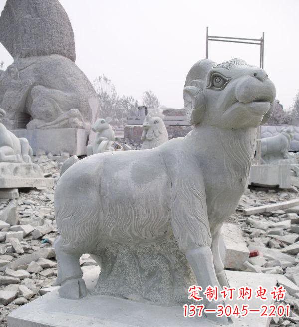周口大理石羊雕塑