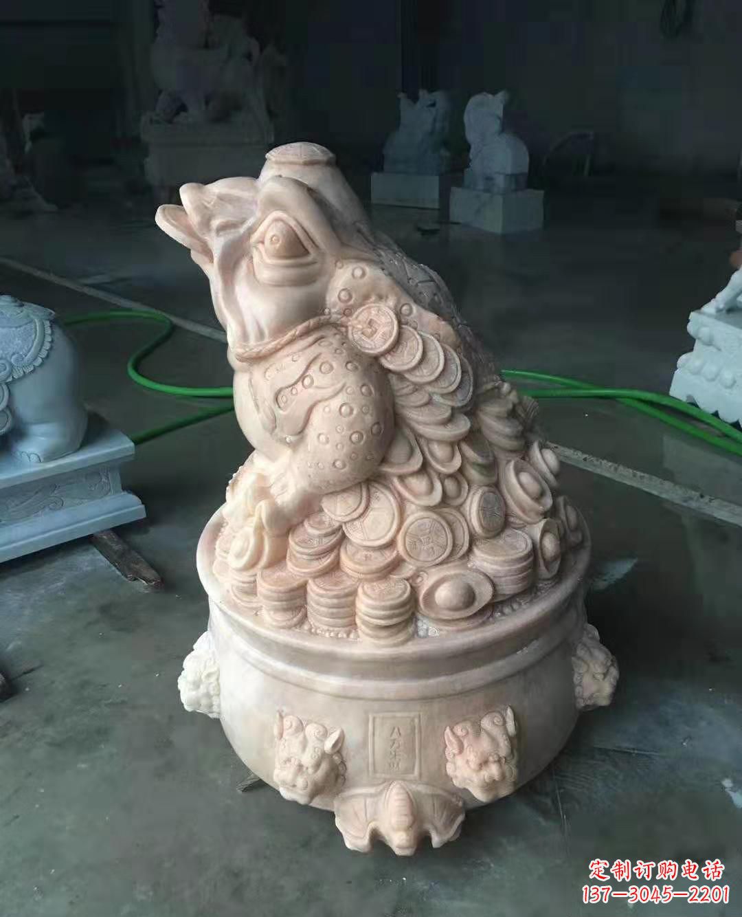 周口精致石雕动物雕塑