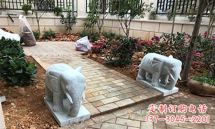 周口大理石小象石雕,让你的大好家园更加美丽