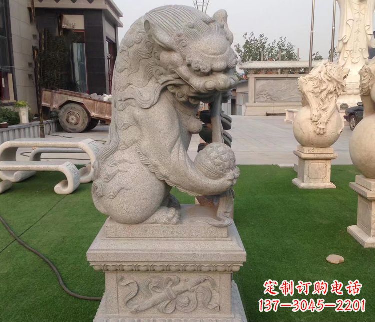 周口优雅精致的大理石独角兽雕塑