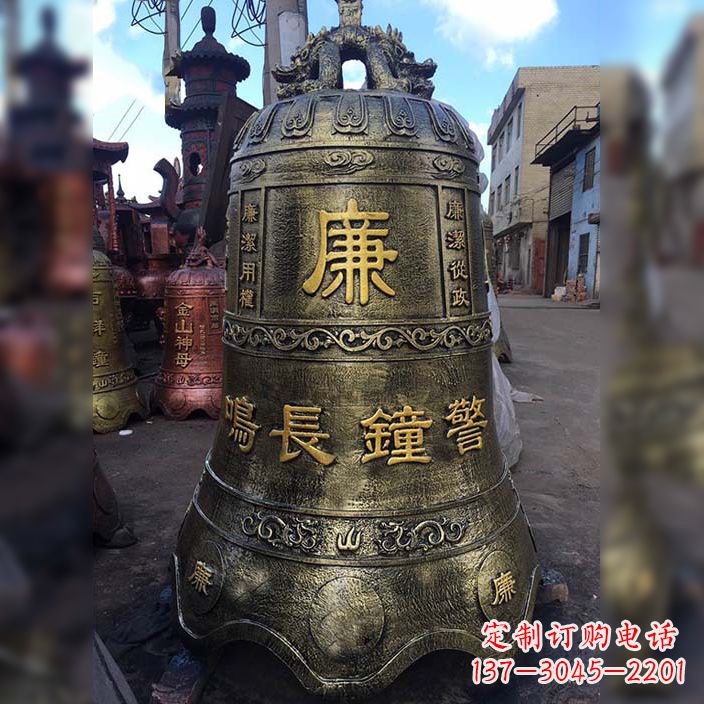 周口大铜钟雕塑