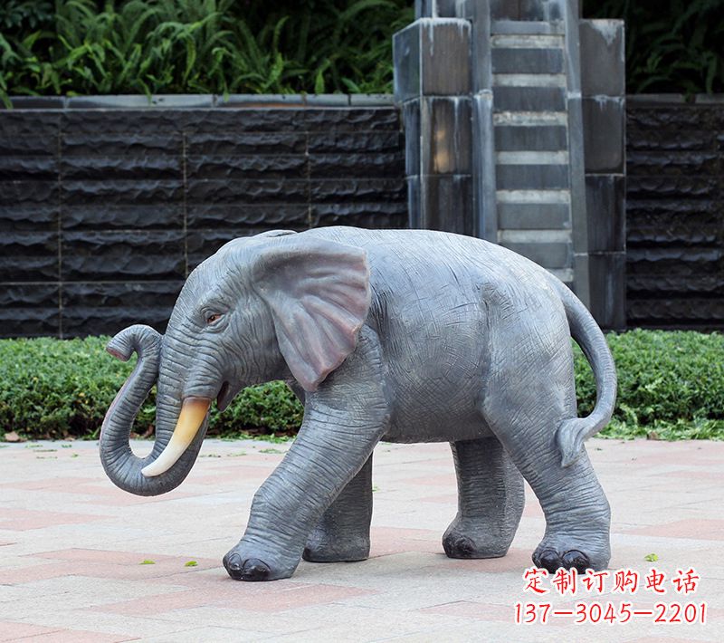 周口大象 石雕雕塑