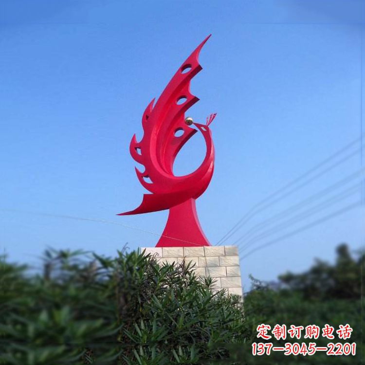 周口凤凰不锈钢雕塑