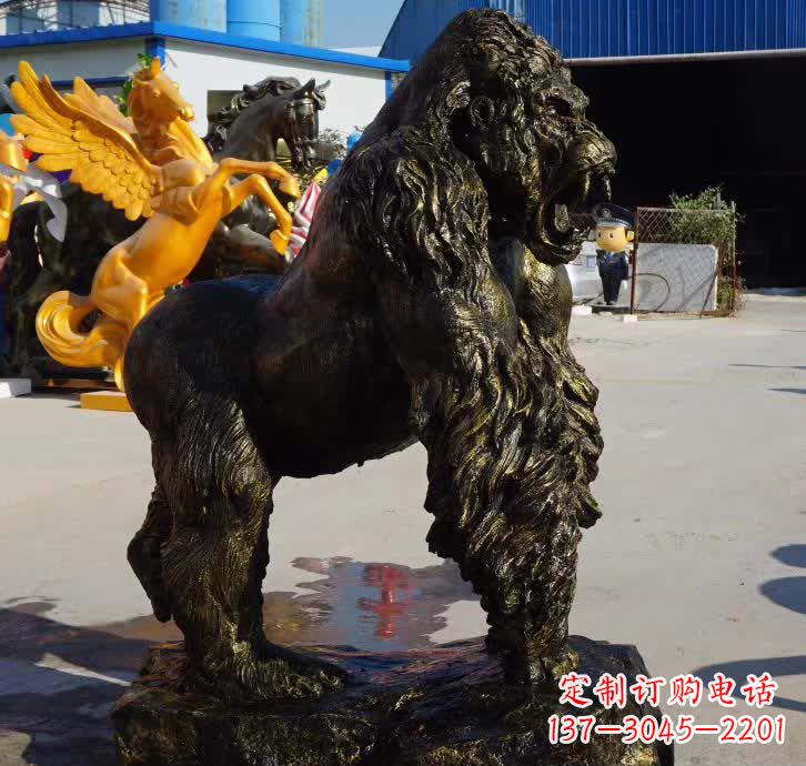 周口大猩猩铜雕塑——匠心细节臻完美