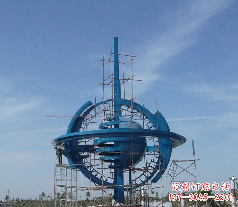 周口品质卓越的大型不锈钢地球雕塑