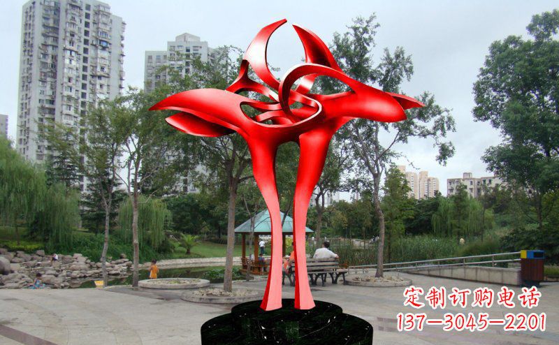 周口精美的不锈钢仙鹤雕塑