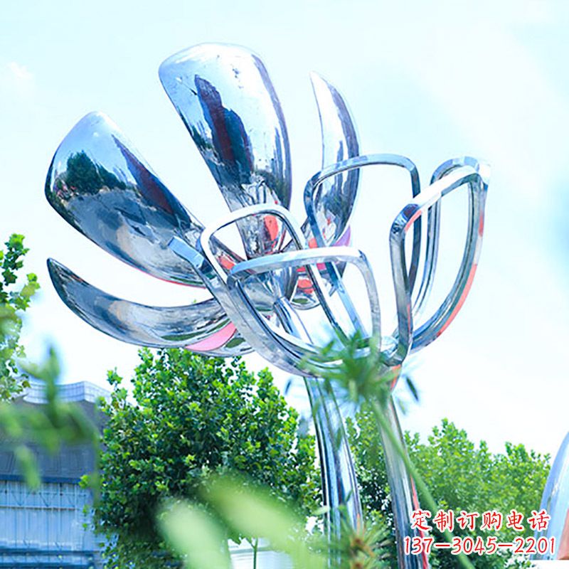 周口精美不锈钢玫瑰雕塑