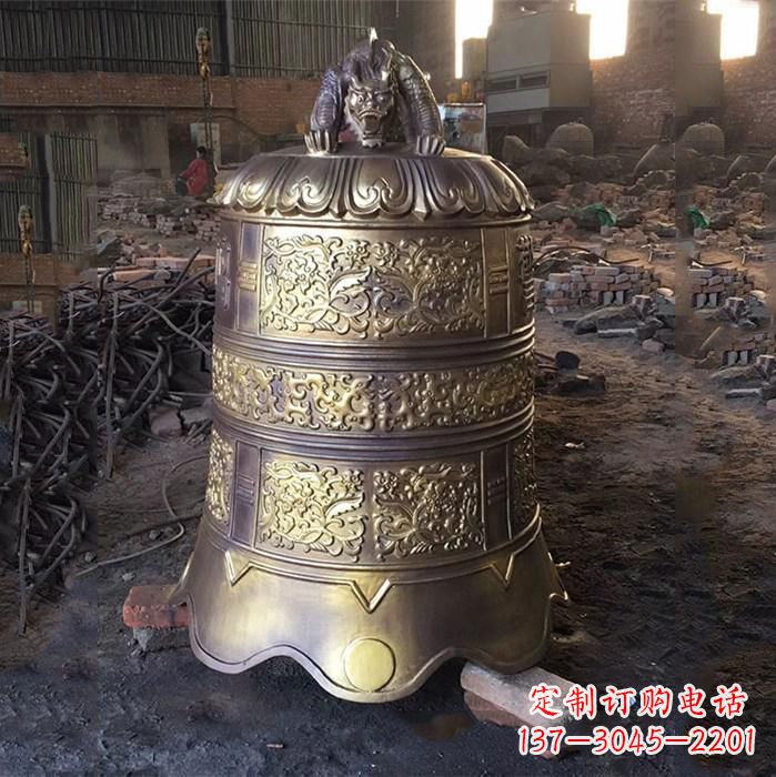周口悠久历史的铜钟雕塑——传承无声的魅力