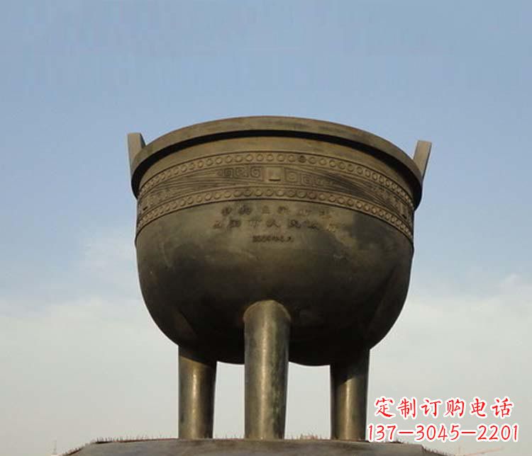 周口精美铜香炉雕塑