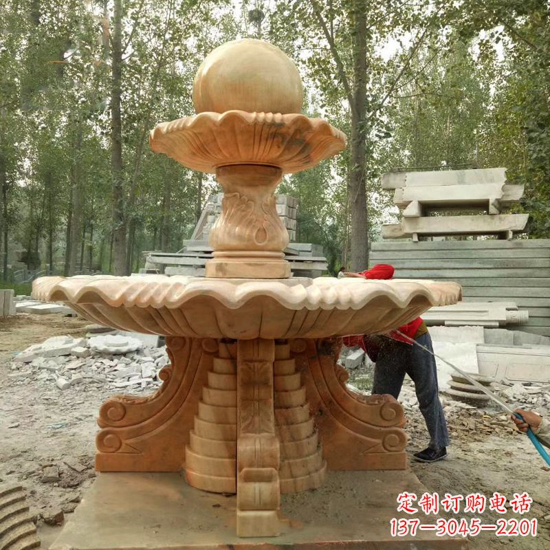 周口巨型石喷泉雕塑