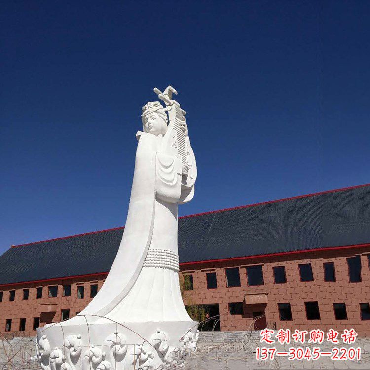 周口中国古代四大美女之王昭君出塞石雕塑