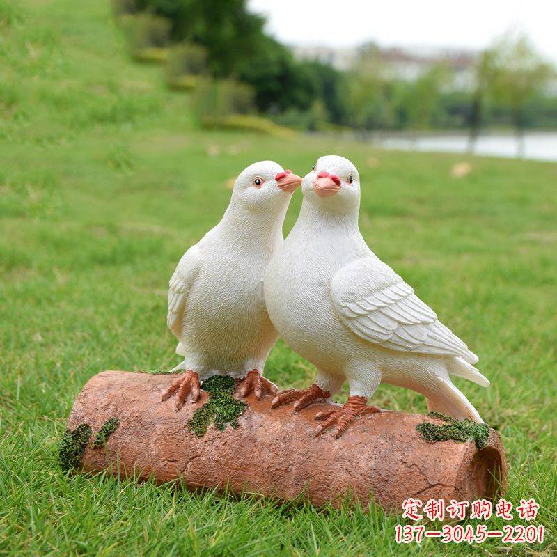 周口精美大型和平鸽雕塑