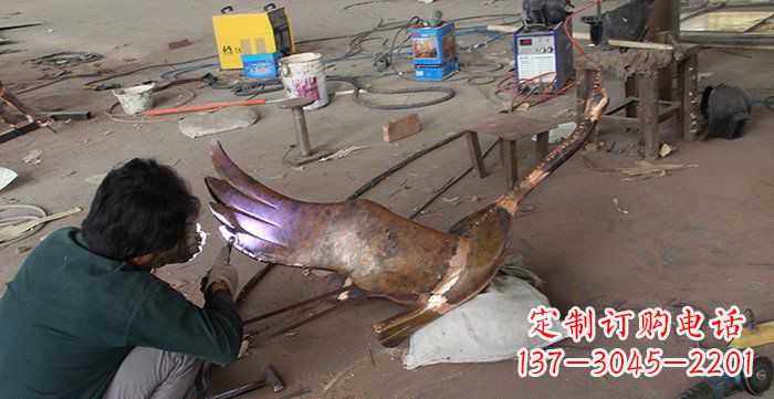 周口专业大雁铜雕制作
