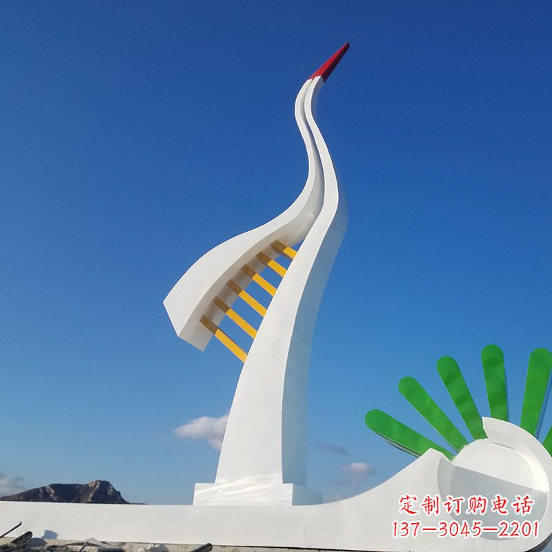 周口珍贵雅致的丹顶鹤雕塑