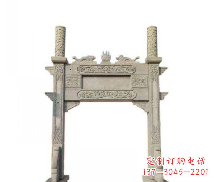 周口产品名称中领雕塑-牌坊石雕
