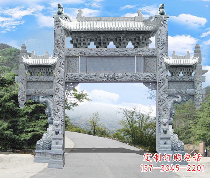 周口精美牌坊雕塑