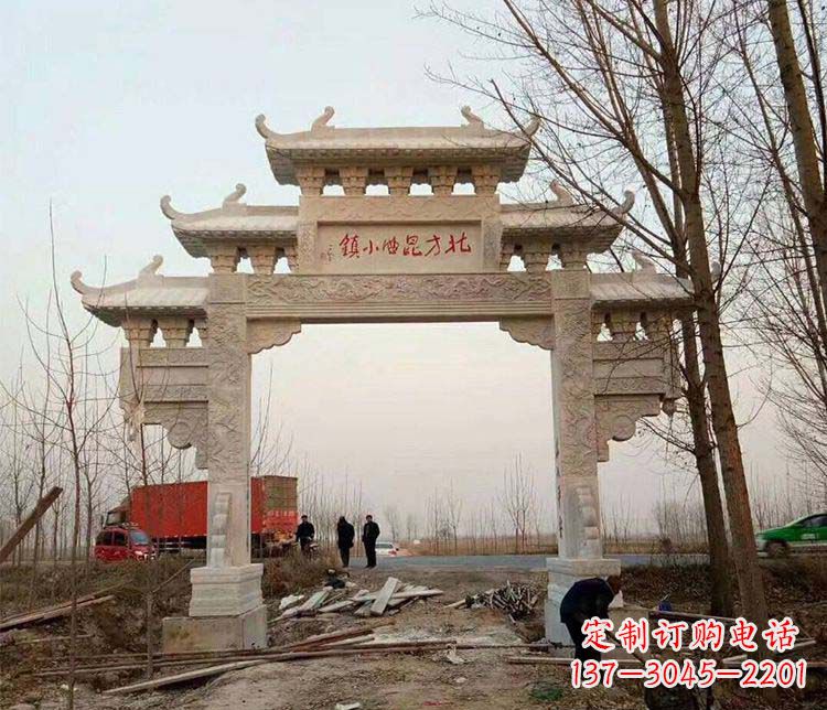 周口大理石牌坊石雕