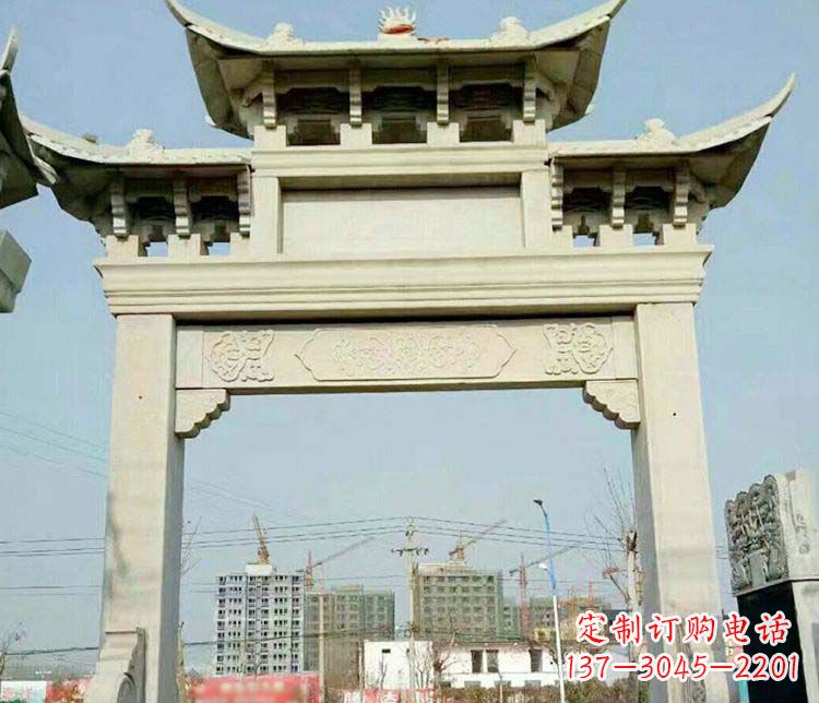 周口精美牌坊石雕