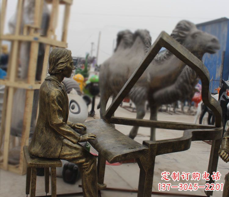 周口钢琴铜雕——表达艺术之美的完美融合