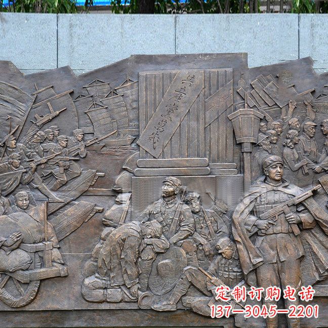 周口纪念红军革命人物雕塑