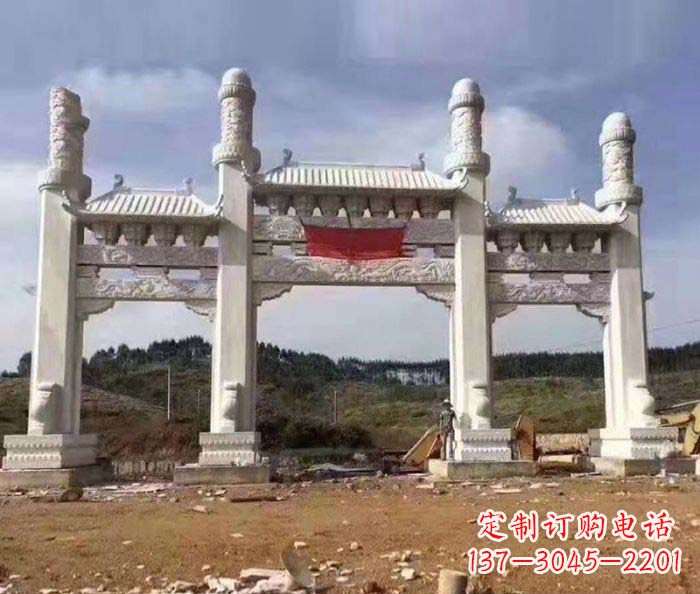 周口 道路大理石牌坊雕塑