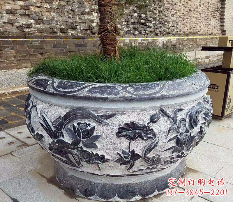 周口精美花盆雕塑,点亮你的道路景观