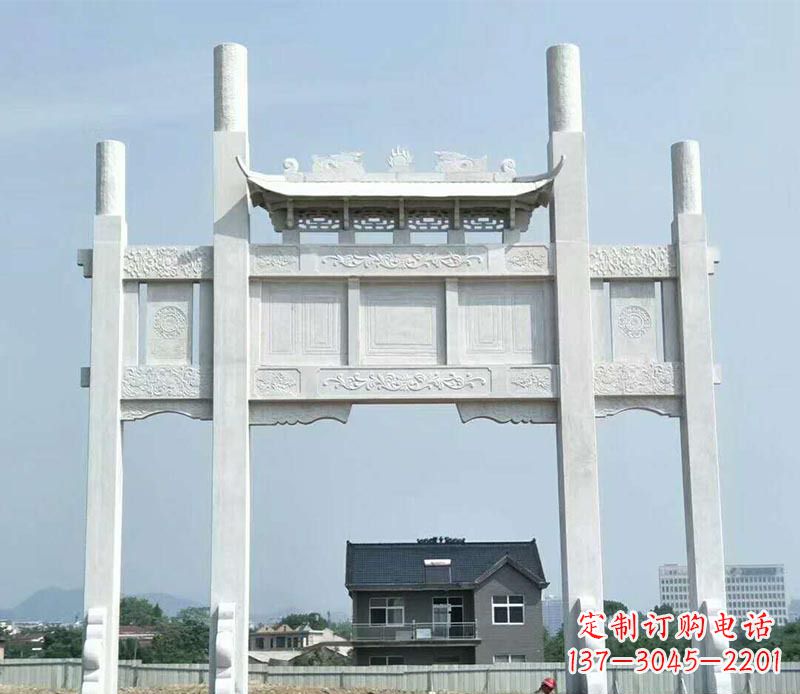 周口精美牌坊雕塑