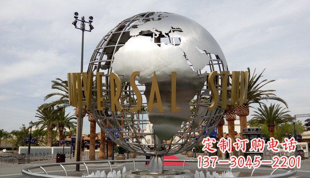 周口地球广场不锈钢雕塑