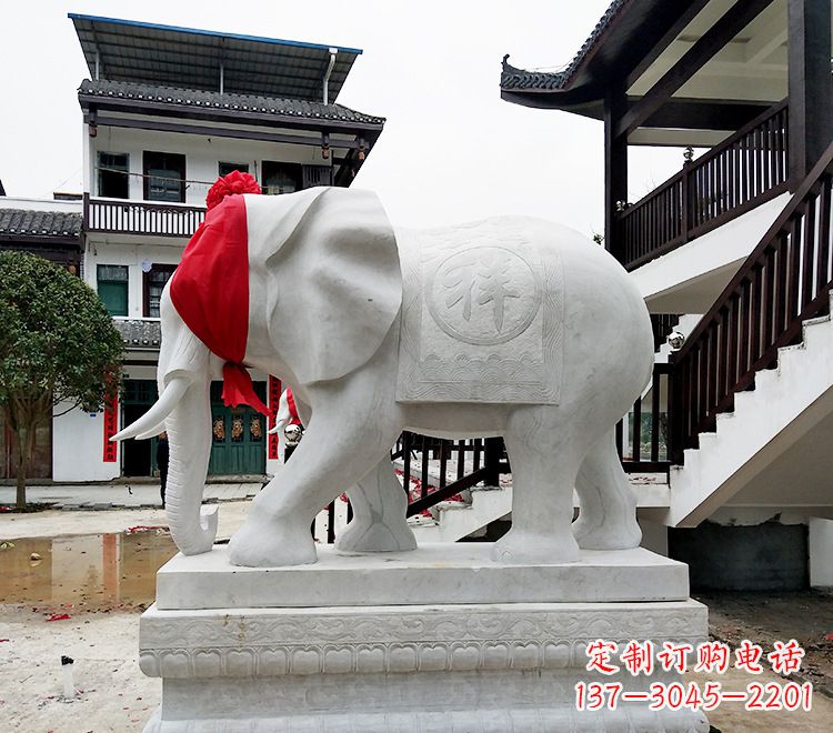 周口精致大象雕塑